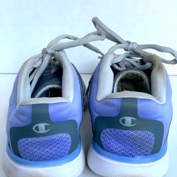 CHAMPION, Boys, Purple/Grey, Sneakers, Size 3.5 - Picture 4 of 10
